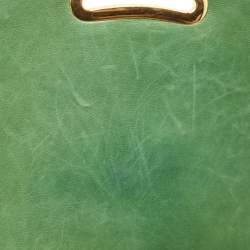 Pre Owned حقيبة هيرمس باسيه جايد جلد تمساح أخضر