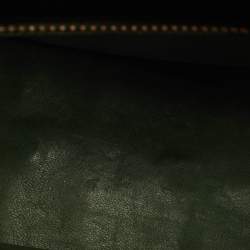 Pre Owned حقيبة هيرمس باسيه جايد جلد تمساح أخضر