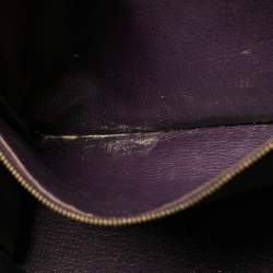 مملوكة مسبقًا Hermes Kelly Retourne 32 Ultraviolet Togo Leather Gold Finish Bag