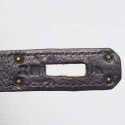 مملوكة مسبقًا Hermes Kelly Retourne 32 Ultraviolet Togo Leather Gold Finish Bag