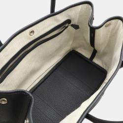 Pre Owned حقيبة هيرمس غاردن PM جلد نيقوندا أسود