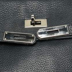 مملوكة مسبقًا حقيبة هيرمس كيلي ريتورن 35 جلد توغو أسود إكسسوار مطلي بلاديوم