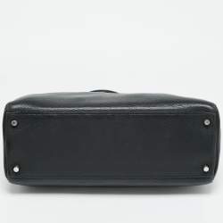 مملوكة مسبقًا حقيبة هيرمس كيلي ريتورن 35 جلد توغو أسود إكسسوار مطلي بلاديوم