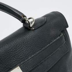 مملوكة مسبقًا حقيبة هيرمس كيلي ريتورن 35 جلد توغو أسود إكسسوار مطلي بلاديوم