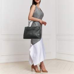 مملوكة مسبقًا حقيبة هيرمس كيلي ريتورن 35 جلد توغو أسود إكسسوار مطلي بلاديوم