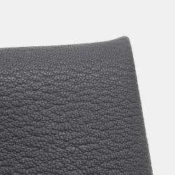 Pre Owned حافظة بطاقات هيرميس كالفى جلد أسود