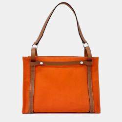 مملوكة مسبقًا Hermes Orange Fabric Cavallicol Q