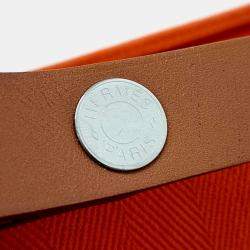 مملوكة مسبقًا Hermes Orange Fabric Cavallicol Q