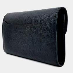 مملوكة مسبقًا Hermes Black Leather Constance Long To Go