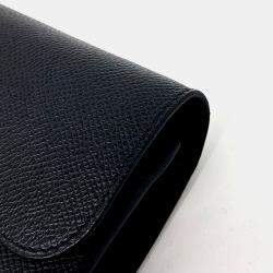 مملوكة مسبقًا Hermes Black Leather Constance Long To Go