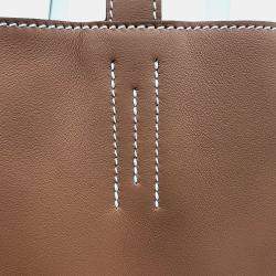 Pre Owned Hermes Brown Leather De Bleusance