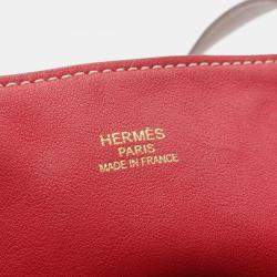 مملوكة مسبقًا Hermes Double Sense 28 Bordeaux Sikkim Leather Tote Bag