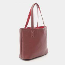 مملوكة مسبقًا Hermes Double Sense 28 Bordeaux Sikkim Leather Tote Bag