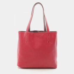مملوكة مسبقًا Hermes Double Sense 28 Bordeaux Sikkim Leather Tote Bag