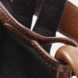 مملوكة مسبقًا حقيبة هيرمس ليندي 30 جلد توريلون كليمنس بني كتف