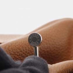 مملوكة مسبقًا حقيبة هيرمس ليندي 30 جلد توريلون كليمنس بني كتف