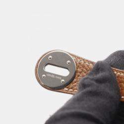 مملوكة مسبقًا حقيبة هيرمس ليندي 30 جلد توريلون كليمنس بني كتف