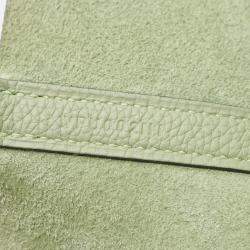 مملوكة مسبقًا حقيبة هيرميس بيكوتين لوك ١٨ خضراء فيرت كريكيه جلد توريلون كليمينس كتف