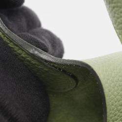 مملوكة مسبقًا حقيبة هيرميس بيكوتين لوك ١٨ خضراء فيرت كريكيه جلد توريلون كليمينس كتف