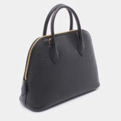 مملوكة مسبقًا Hermes Bolide 1923 25 Noir Black Epsom Leather Shoulder Bag