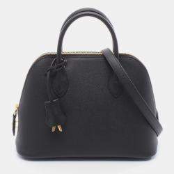 مملوكة مسبقًا Hermes Bolide 1923 25 Noir Black Epsom Leather Shoulder Bag