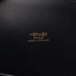 مملوكة مسبقًا Hermes Bolide 1923 25 Noir Black Epsom Leather Shoulder Bag