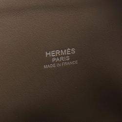 مملوكة مسبقًا Hermes Bolide Etain Taurillon Clemence Leather Shoulder Bag