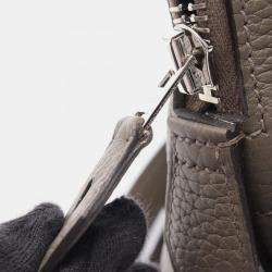 مملوكة مسبقًا Hermes Bolide Etain Taurillon Clemence Leather Shoulder Bag