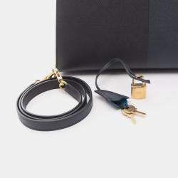 مملوكة مسبقًا Hermes Kelly 28 Blue Indigo Blue Frida Epsom Leather Shoulder Bag