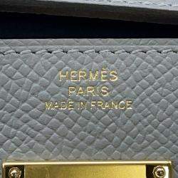 مملوكة مسبقًا Hermes Kelly Wallet Long To Go Green Pantan Epsom