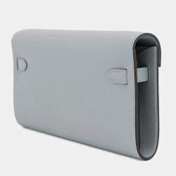 مملوكة مسبقًا Hermes Kelly Wallet Long To Go Green Pantan Epsom