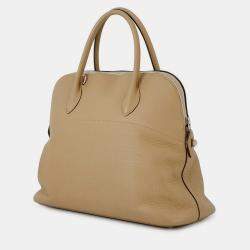 Pre Owned Hermes Bolide Poussiere Taurillon Clemence Size 35