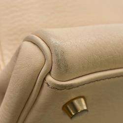 Pre Owned Hermes Kelly Retourne Parchement Togo Leather Size 35