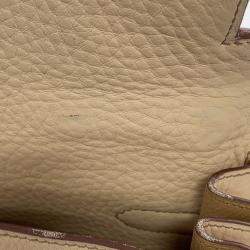 Pre Owned Hermes Kelly Retourne Parchement Togo Leather Size 35