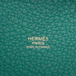 Pre Owned حقيبة هيرمس بيكوتين لوك العمود الفقري توريلون موريس ميديام فيرت جاد