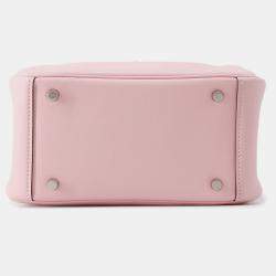 مملوكة مسبقًا حقيبة هيرمس ليندي روز ساكورا جلد سويفت مقاس ميني