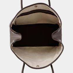 Pre Owned Hermes Garden Party Ebene Negonda Leather PM