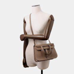 Pre Owned Hermes Halzan Etup Taurillon Clemence Size 25