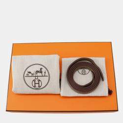 Pre Owned Hermes Halzan Etup Taurillon Clemence Size 25