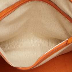 Pre Owned حقيبة هيرمس "جاردن با رتي 36" جلد نيجوندا برتقالي توت