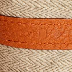 Pre Owned حقيبة هيرمس "جاردن بارتي 36" جلد نيجوندا برتقالي توت