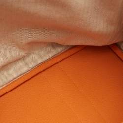 Pre Owned حقيبة هيرمس "جاردن بارتي 36" جلد نيجوندا برتقالي توت