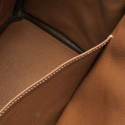 مملوكة مسبقًا Hermes Birkin 30 Gold Togo Leather Palladium Finish Bag