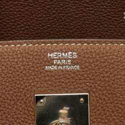 مملوكة مسبقًا Hermes Birkin 30 Gold Togo Leather Palladium Finish Bag