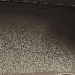 مملوكة مسبقًا حقيبة هيرمس بيركين 25 جلد إبسوم ذهبي إكسسوار مطلي بلاديوم