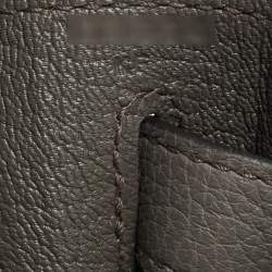 مملوكة مسبقًا Hermès Kelly Retourne 28 Gold Finish Etain Togo Leather Bag