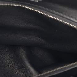 Pre Owned Hermès 24/24 29 Electrum Noir Matte Alligator and Togo Leather Bag