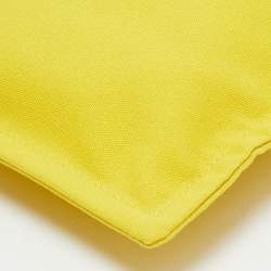 مملوكة مسبقًا حقيبة صغيرة هيرمس بورا بورا قماش أصفر جامعًا