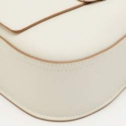 مملوكة مسبقًا حقيبة كتف هيرمس ديلا كافاليريا  جلد إبسوم إيلان غري باهت 
