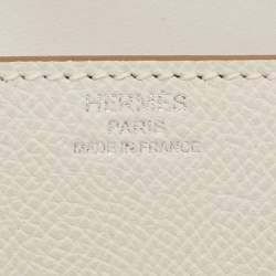 مملوكة مسبقًا حقيبة كتف هيرمس ديلا كافاليريا  جلد إبسوم إيلان غري باهت 